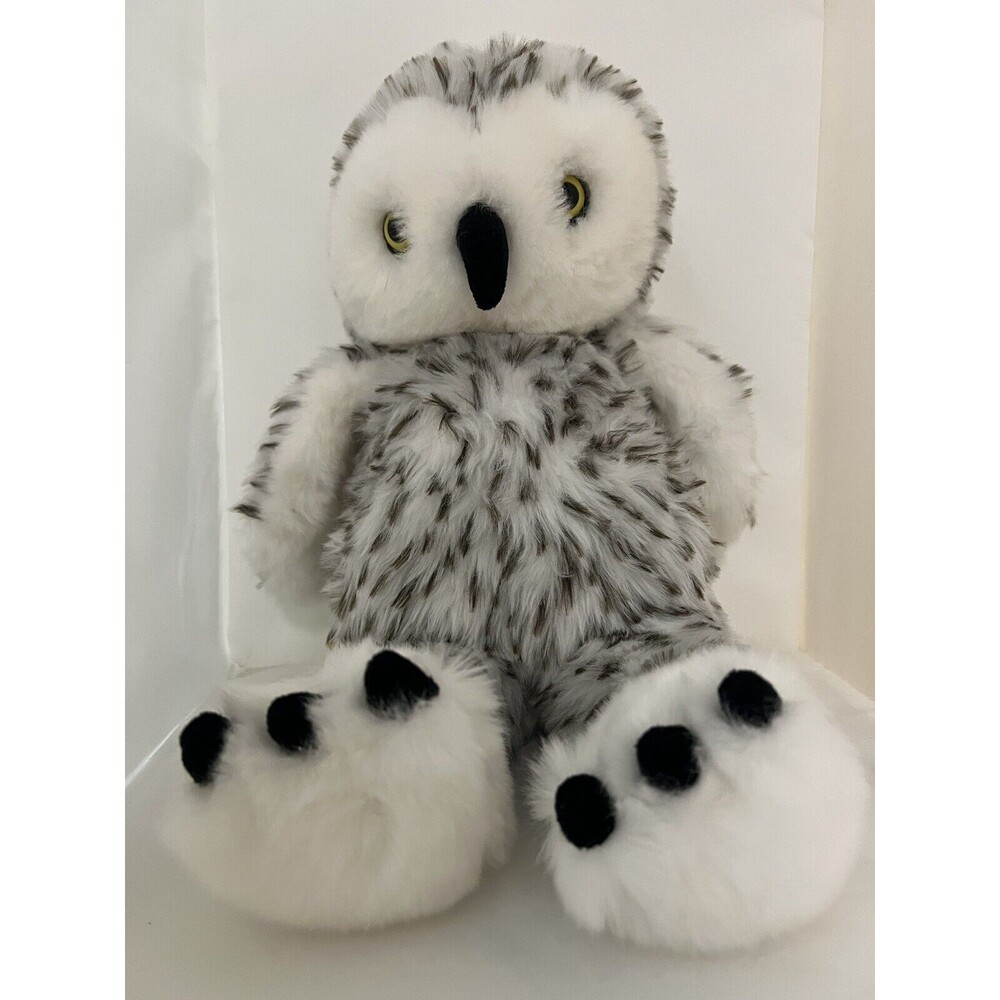 Build A Bear Hedwig Snowy Owl 16" Plush Stuffed Rotating Head Harry Potter